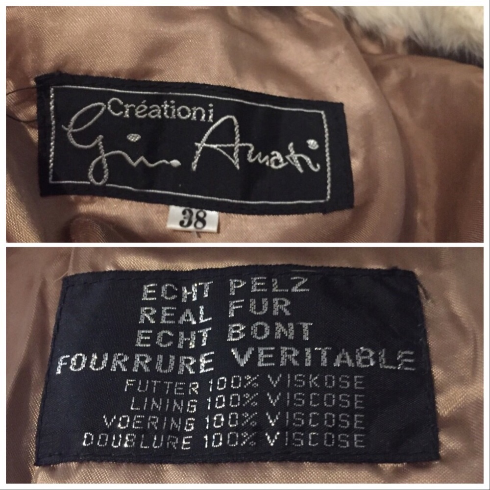 Spotted Rabbit Fur Jacket - Picture 3 of 4